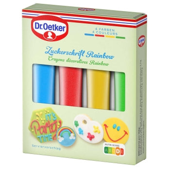 Dr. Oetker Zucker-Garnierschrift Rainbow – 76 g
