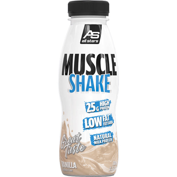 ALL STARS Fitness Products All Stars – Trinkmahlzeit, Vanille, 25 g Protein, UHT – 12 × 3,3 dl