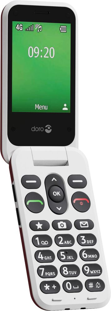 Doro Leva E22 – 2,8" – Rot/Weiss