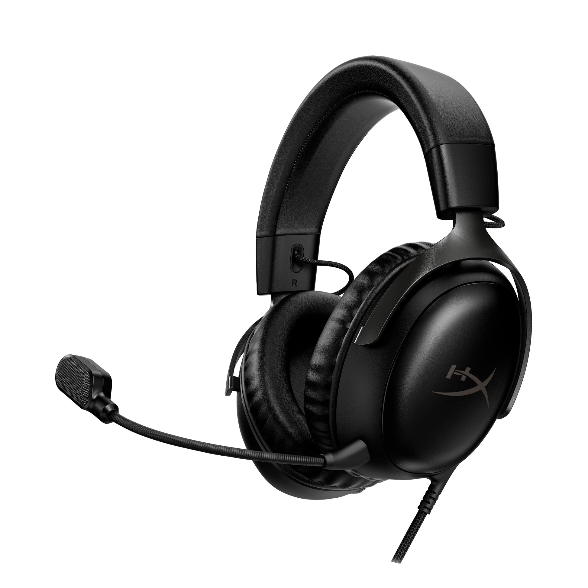 HyperX Cloud III Gaming-Headset – Over-Ear, Kabelgebunden, 3,5 mm Klinke & USB-C, für PC, PS5, PS4 und mehr, Schwarz