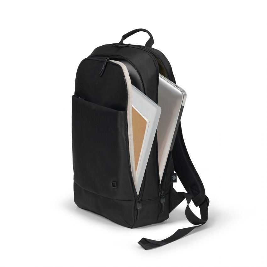 DICOTA Notebook-Rucksack bis 14,1" – Trolley-Haltegurt – Schwarz