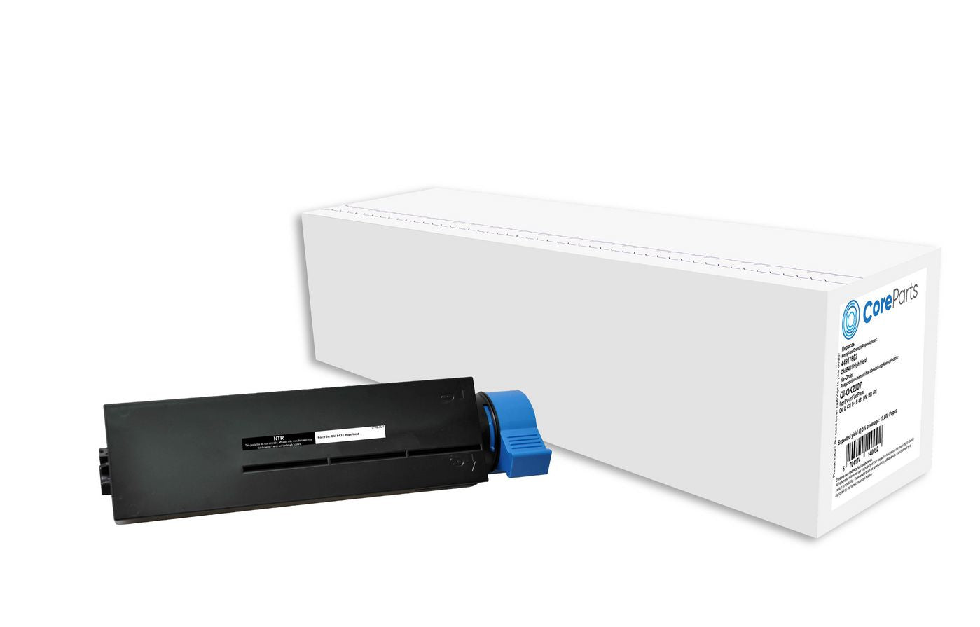 CoreParts 44917602 Schwarz Toner – Kompatibel XL – 12'000 Seiten – für OKI B431