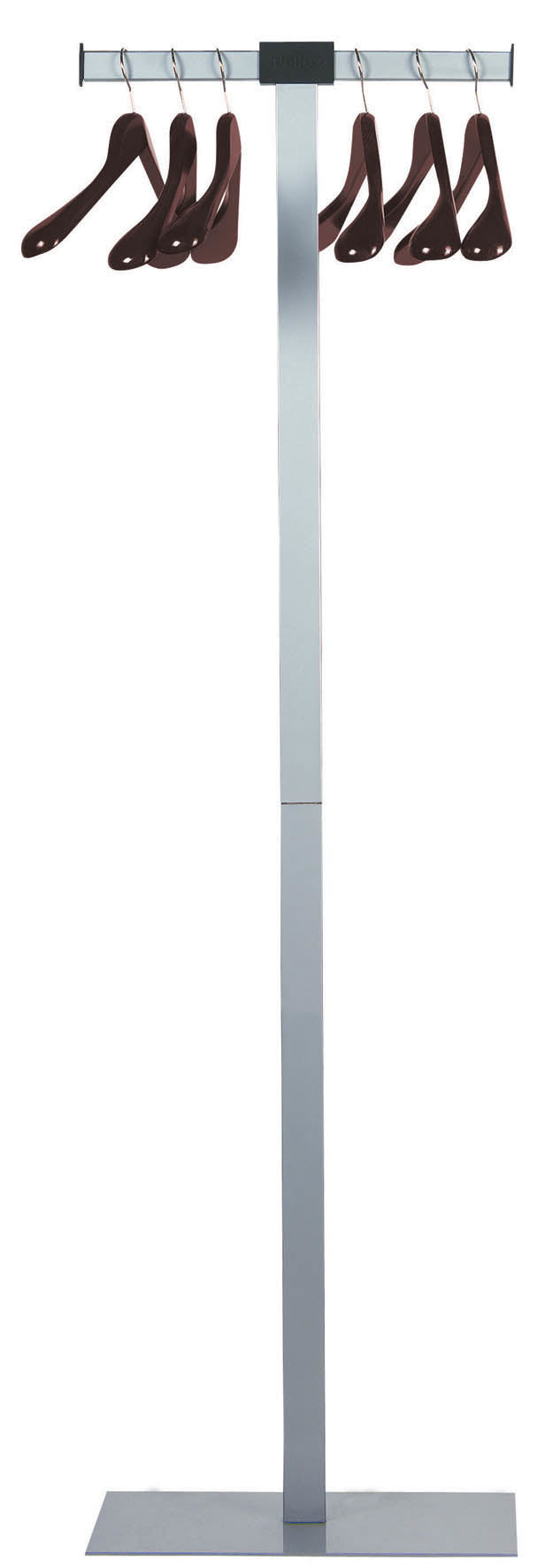 Unilux SPIRIT Garderobenständer – Holz – Silbergrau – 1'750 mm – 6 Haken
