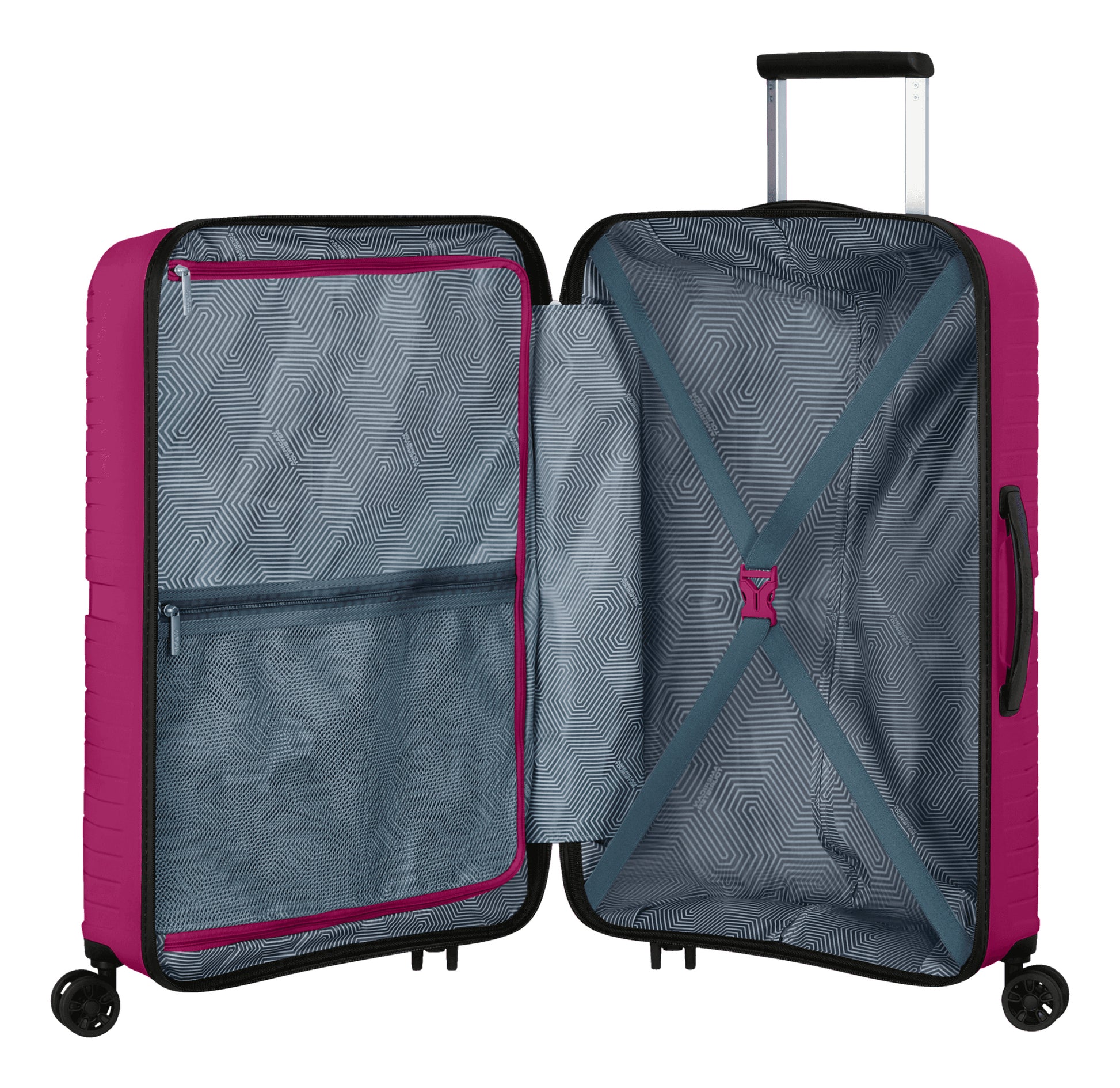 American Tourister Trolley Airconic – 67 l, Hartschale, 4 Doppelrollen, mit TSA, Deep Orchid, 44,5 × 67 × 26 cm