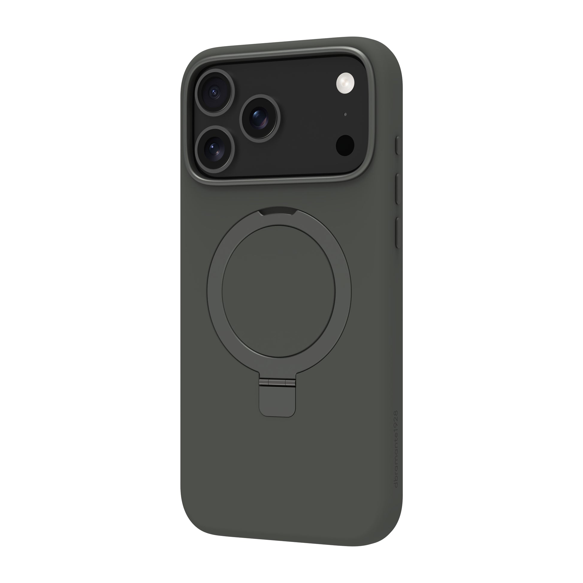 dbramante1928 Roskilde MS Kick ICON Backcover – für Apple iPhone 17 Pro Max, Dunkelgrau, bis 1,2 m sturzsicher