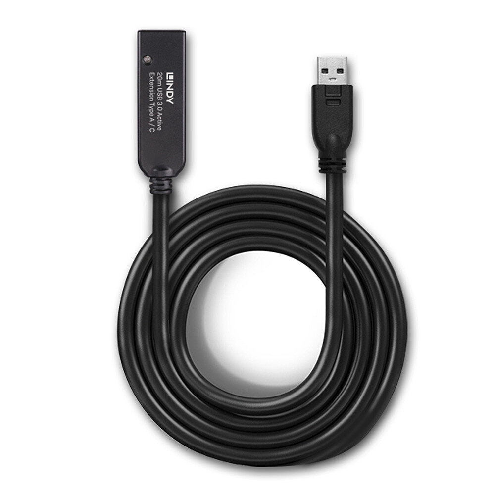 Lindy USB-Kabel, USB-A zu USB-C, 20 m, USB 3