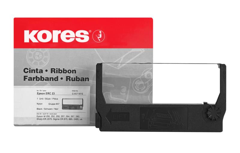 Kores G657NYS Farbband – Schwarz – für ERC-23