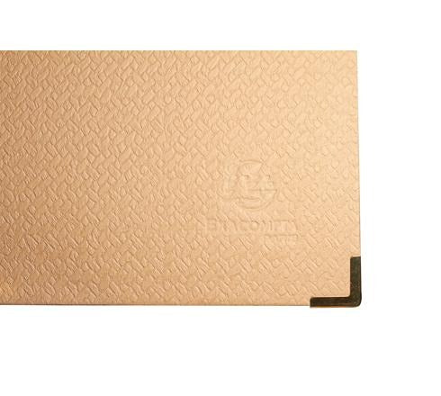 Exacompta Sammelmappe, für A4, Karton, beige, mit Bändern