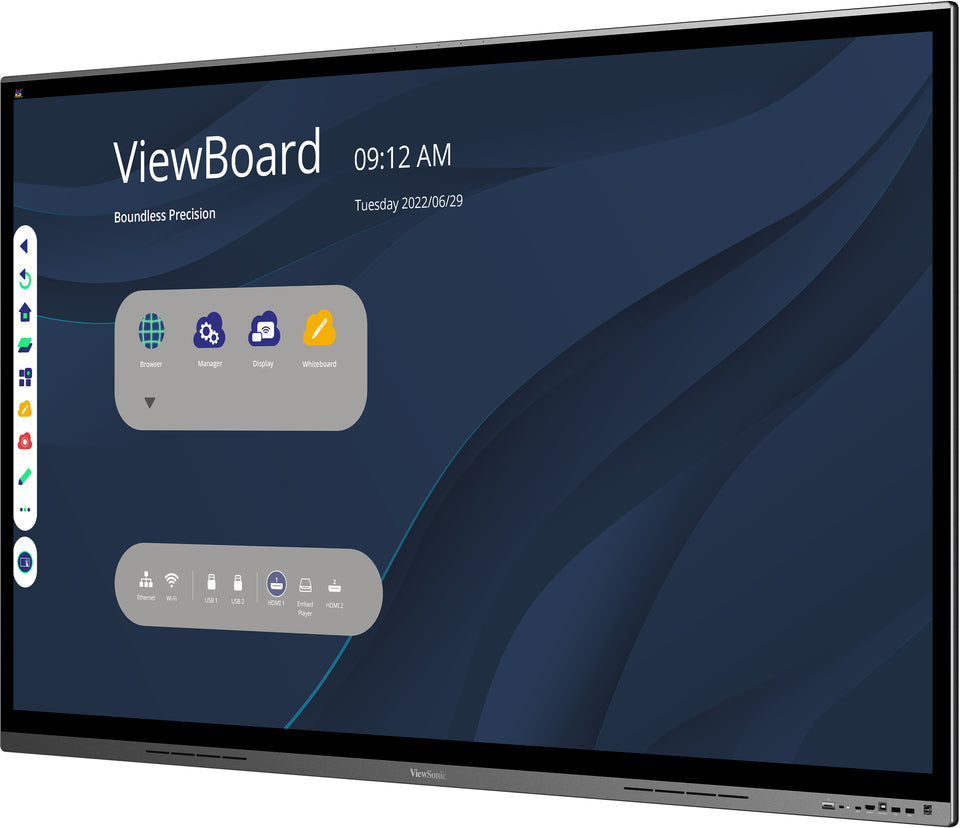 Viewsonic IFP7562 – Interaktives Touch-Display, 75", Ultra HD 4K, 350 cd/m²