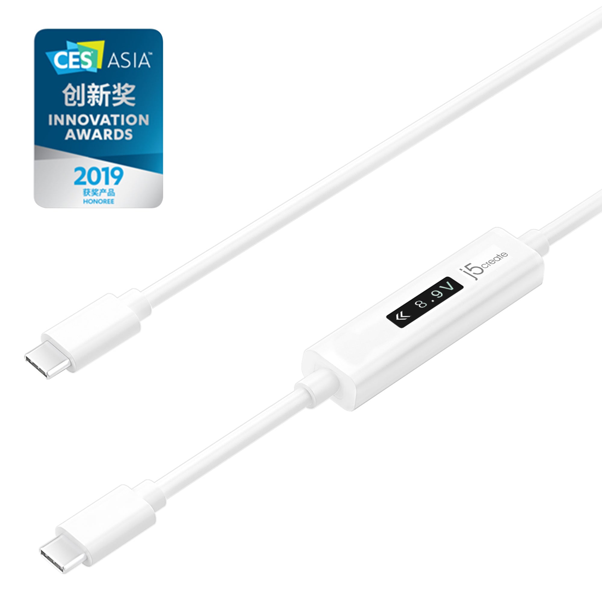 j5create USB-Kabel, USB-C zu USB-C, Ladekabel