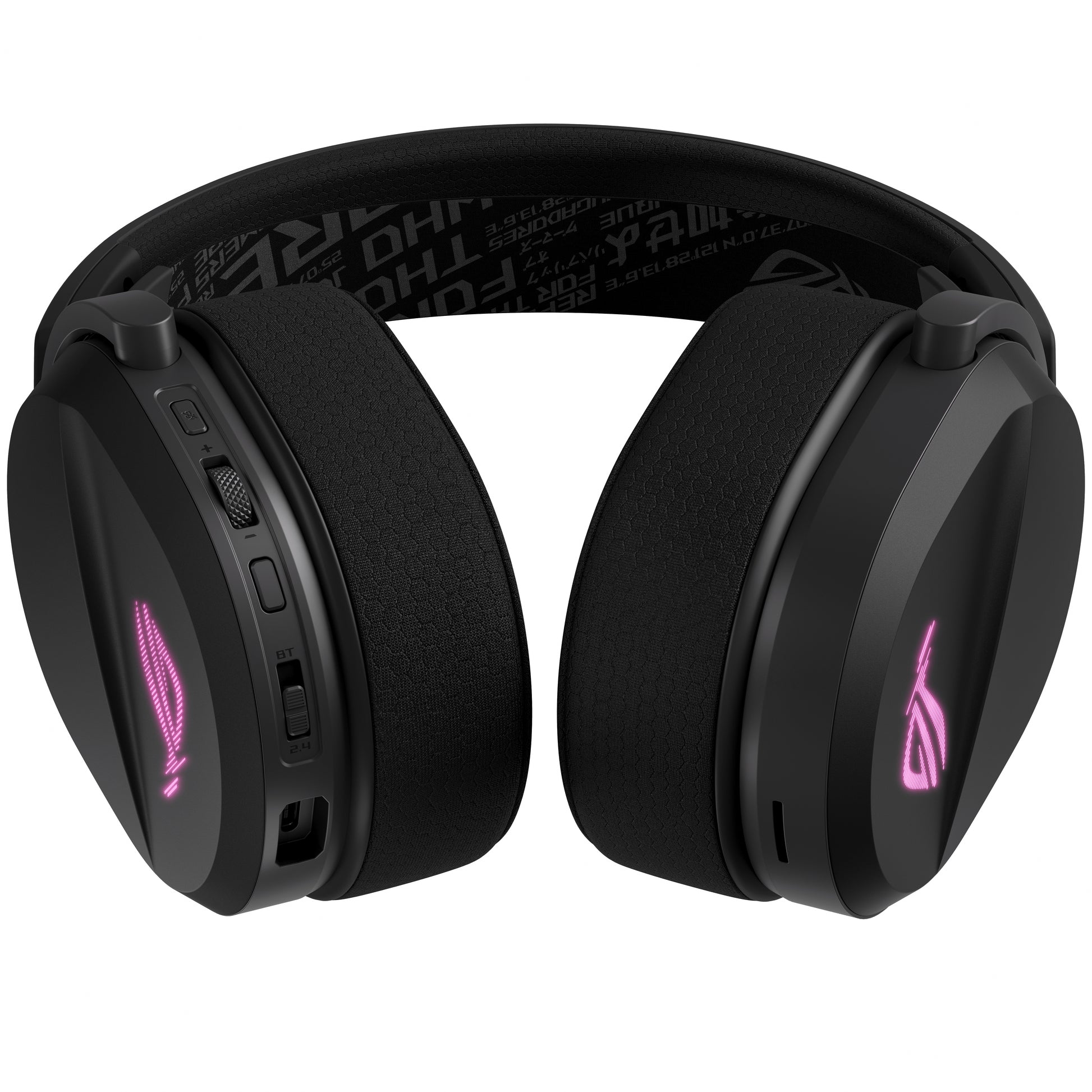 ASUS ROG Pelta Gaming-Headset – Over-Ear, Stereo, Kabel + BT, mit USB-C-Dongle, Schwarz