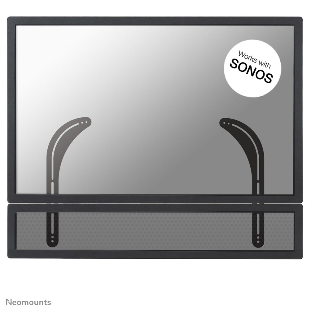 Neomounts NM-USP100BLACK Soundbar-Halterung (VESA) – bis 15 kg – für Sonos Playbar – Schwarz