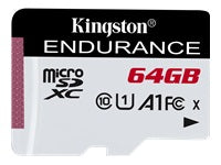Kingston Technology Kingston Endurance microSDXC Speichergerät – 64 GB, UHS-I, Klasse 10, A1, 95/30 MB/s, ohne Adapter