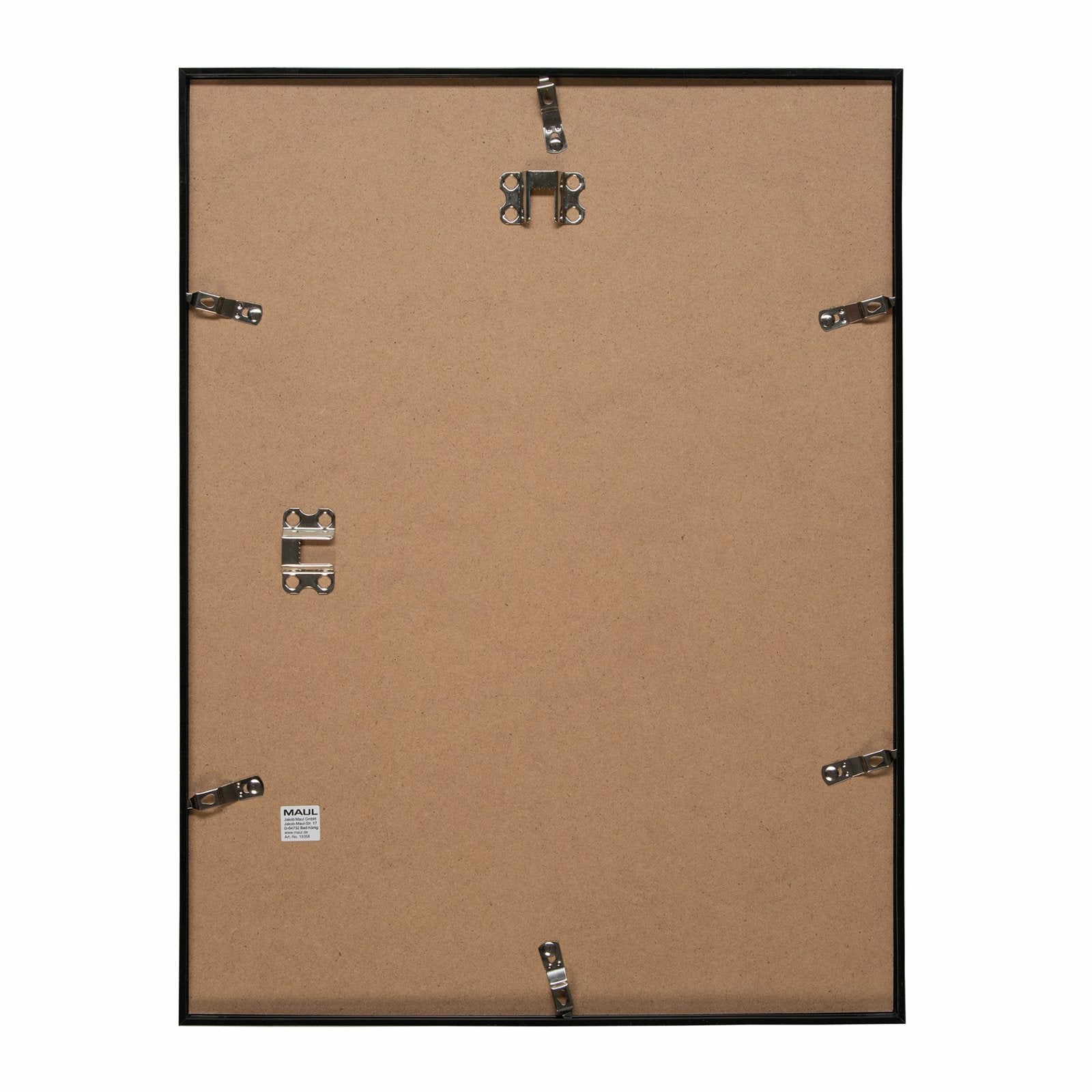 MAUL Bilderrahmen – für 30 × 40 cm – MDF & Kunststoff, Schwarz