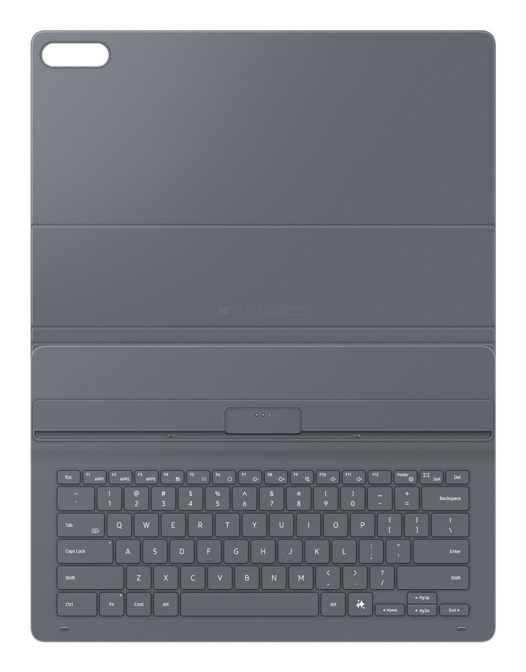 Samsung Tastatur-Case für Galaxy Tab S11 Ultra 14,6" – QWERTY – Schwarz