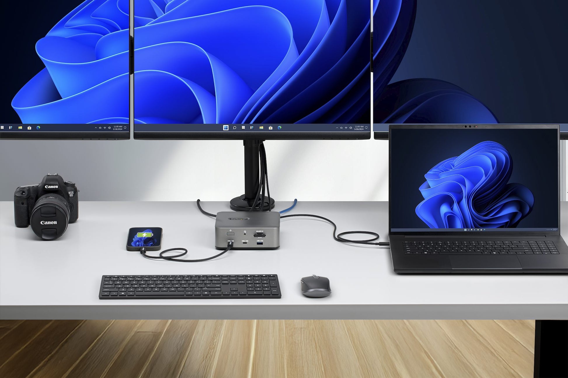 StarTech.com 215UE-TB5USB4 Dockingstation – Thunderbolt 5, 1× DP, 1× HDMI, 3× USB-A, 2× USB-C