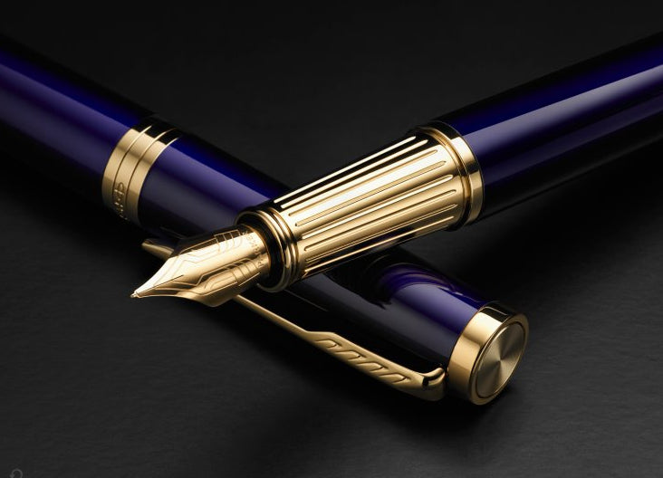 Parker INGENUITY Dunkelblau G.T. – Federspitze F – Patronen