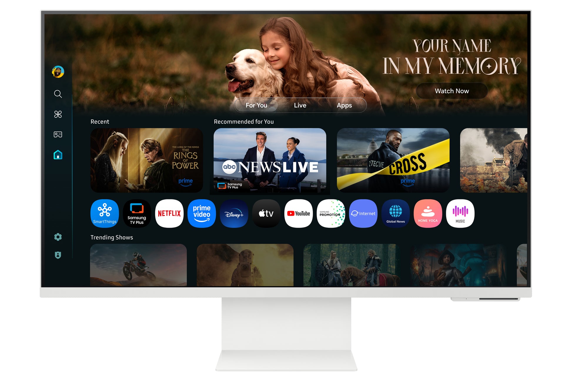 Samsung Smart Monitor M80F – Monitor, 3840 × 2160 (UHD 4K)