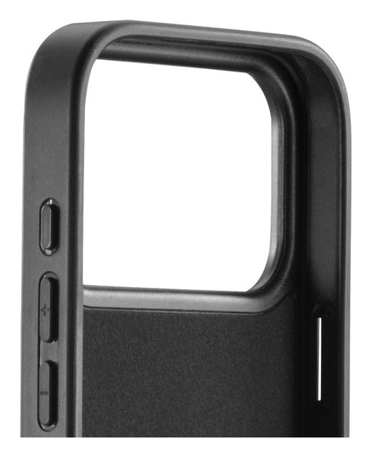 Black Rock Robustes Carbon Backcover – für Apple iPhone 17 Pro Max, PC+TPU, Schwarz, kratzresistent