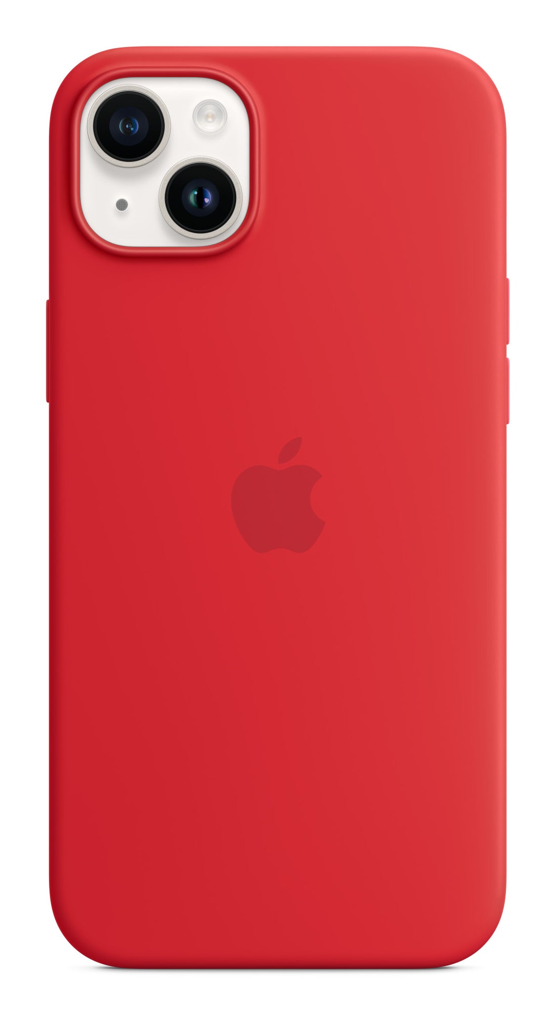 Apple Backcover – für Apple iPhone 14 Plus – rot – Silikon – MagSafe-kompatibel