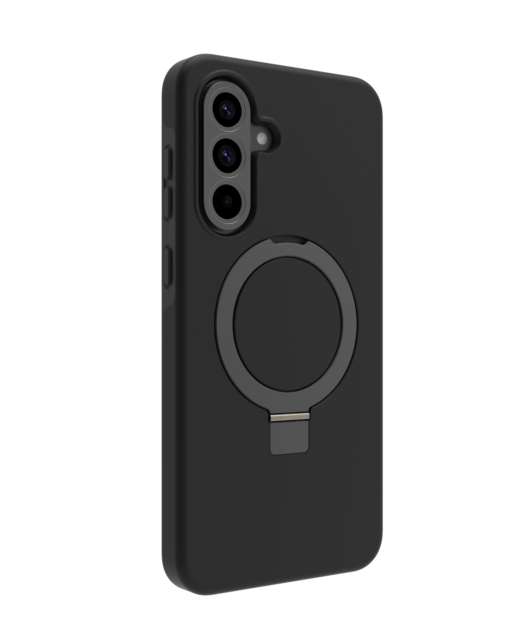 dbramante1928 Iceland Pro Kick Backcover – für Samsung Galaxy A56 5G – mit Ständer, Kunststoff, Schwarz