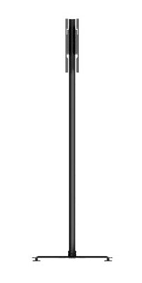 Hagor Digital Signage Stand für 43–65" Displays, VESA 100×100 bis 400×400 – zweiseitig – Metall, Schwarz
