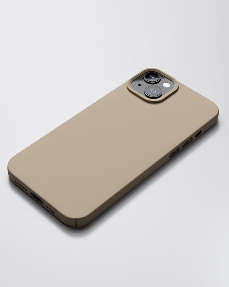 Nudient – Backcover – für Apple iPhone 14 Plus, MagSafe, Mikrofaser+Recycelter Kunststoff, Clay Beige
