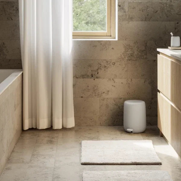 Blomus Kosmetikeimer Sono – 3 l – Kunststoff, rund – beige – Soft-Close
