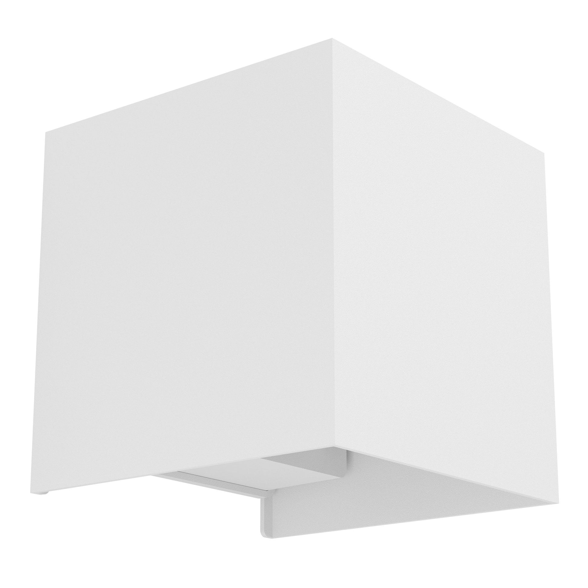 EGLO Wandleuchte VALMONTONE – 10 × 10 × 10 cm, 400 lm, 2 W, 3000 K, weiss, inkl. Leuchtmittel