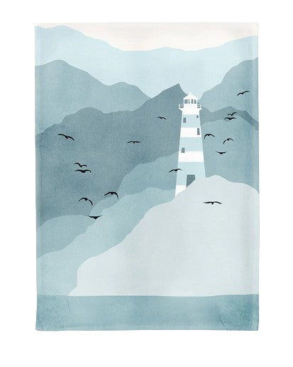 Chic-mic Lighthouse – Küchentuch 50 × 70 cm, Baumwolle, Weiss