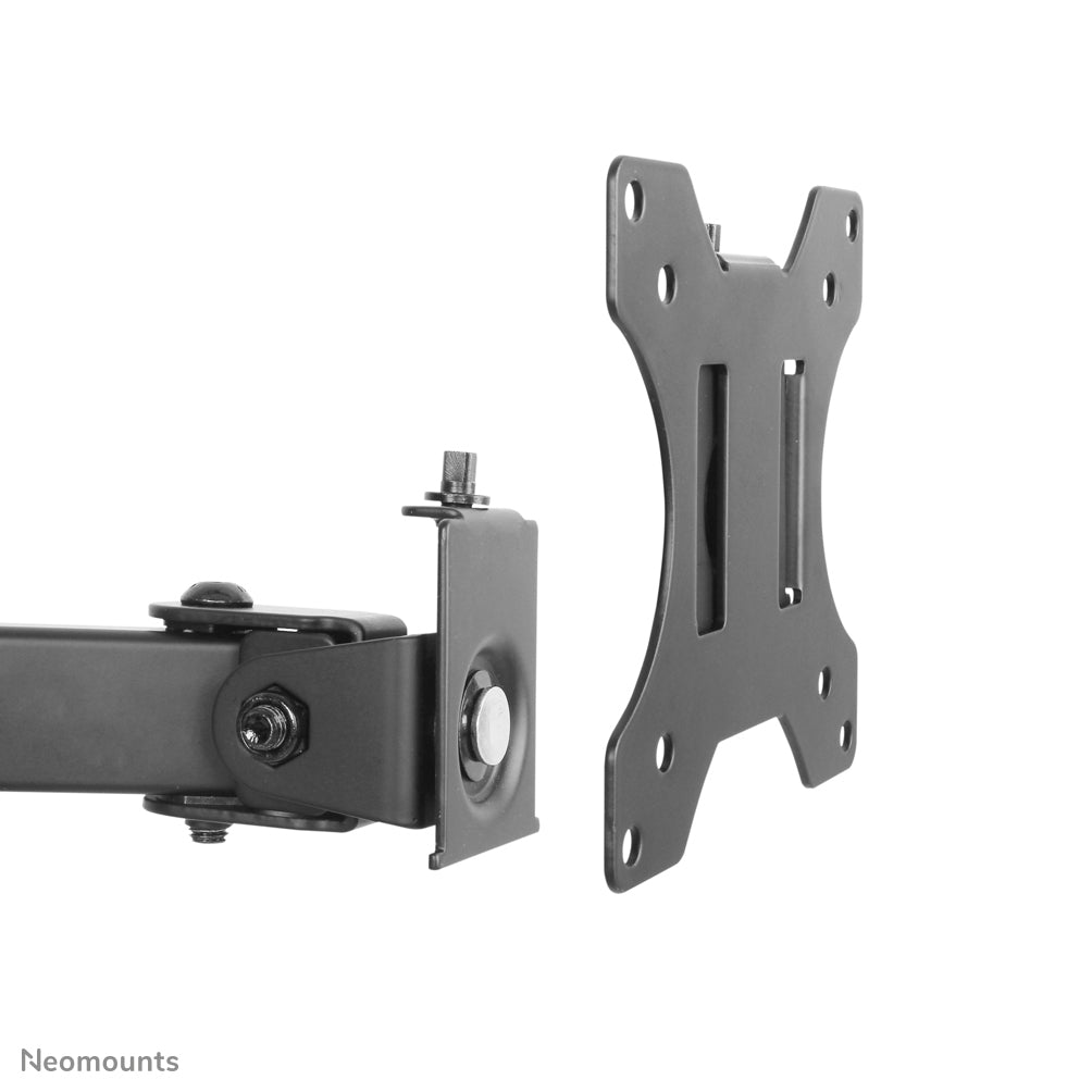 Neomounts D550DDBLACK – Tischhalterung, Dual, bis 32", VESA 75 × 75/100 × 100 mm, 16 kg, höhenverstellbar