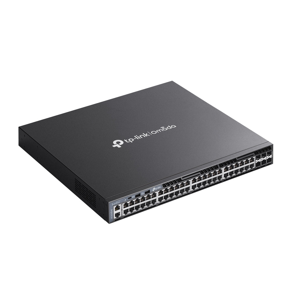 TP-Link SG6654X – Managed L3 Switch – 48× 1G, 6× SFP+, 19", 1U