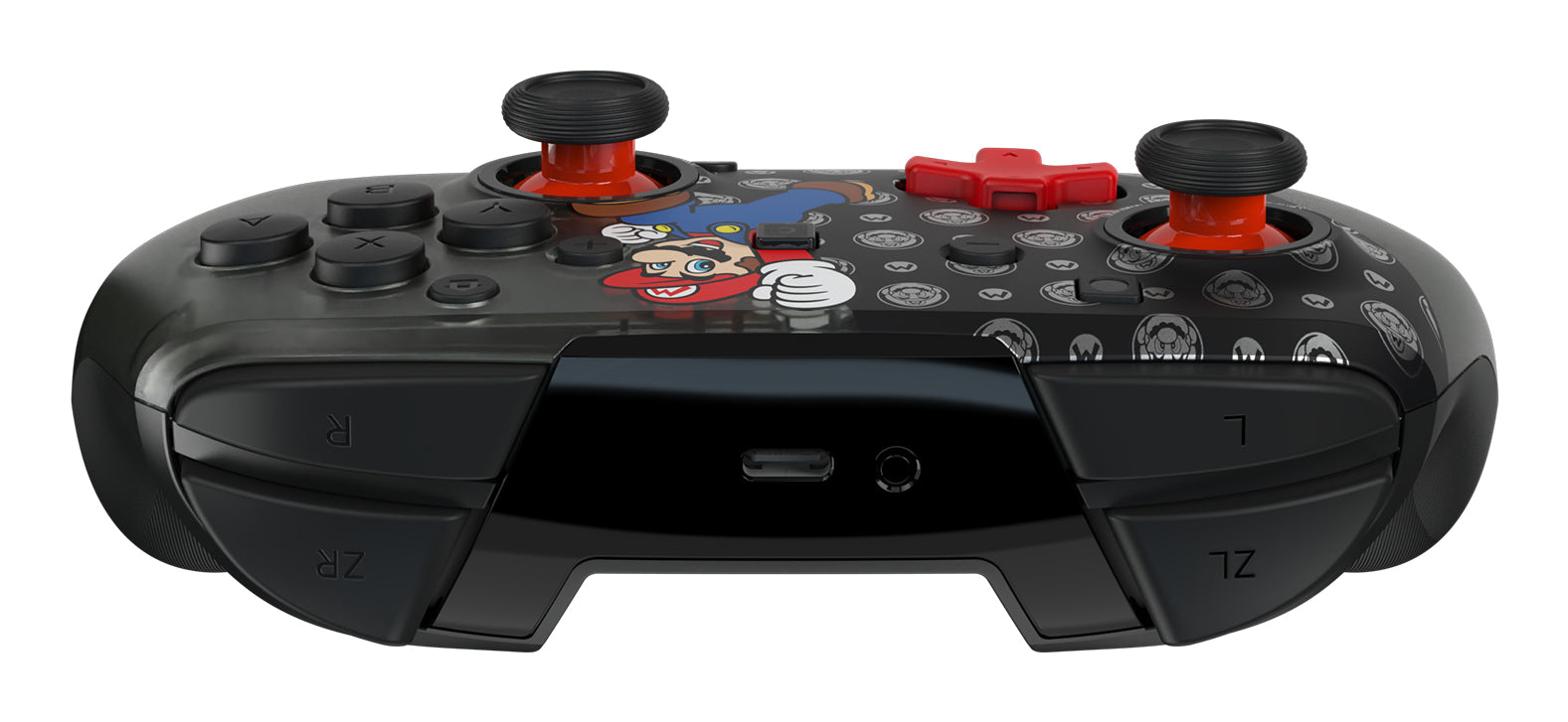 Turtle Beach Rematch – Gamepad – RF 2,4 GHz – Super Mario Jump-Design – für Nintendo Switch – Schwarz