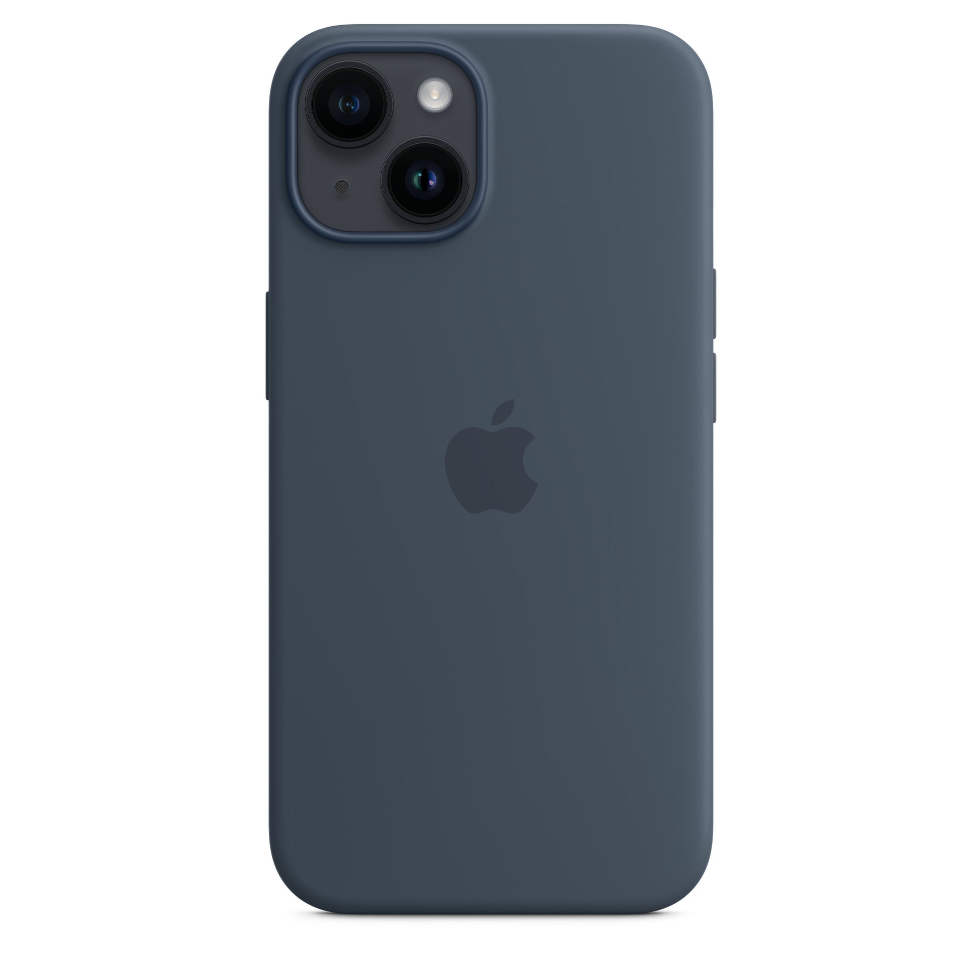Apple Backcover – für Apple iPhone 14, MagSafe, Silikon+Mikrofaser, Navy