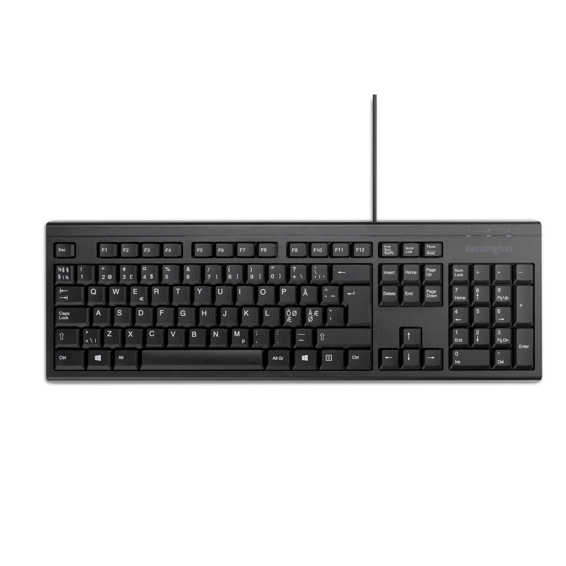 Kensington KB100 EQ Full Size Tastatur – Kabelgebunden, USB, Membran