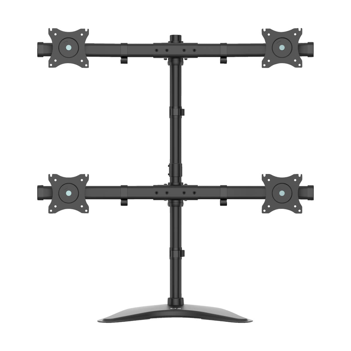 Tripp Lite DDR1327MQ – Monitor-Tischständer – 4 Monitore – 13–27" – VESA 75×75/100×100 mm – bis 8 kg/Monitor