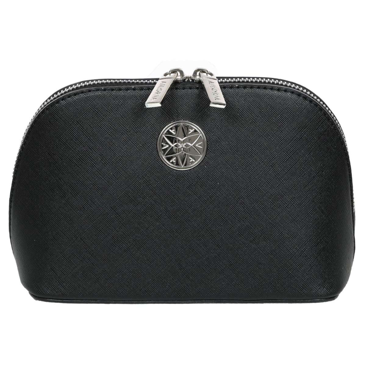 Ailoria COSMOPOLITAN Kosmetiktasche – 20×14×9 cm – schwarz, Kunstleder – 1 Stk.