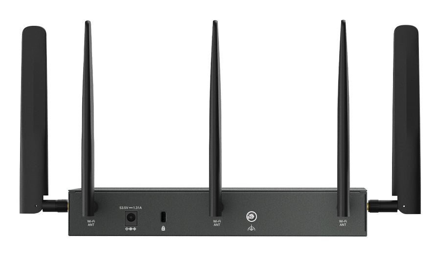 TP-Link ER706WP-4G – WLAN-Router – Wi-Fi 6 Dual-Band (2,4/5 GHz), 3,0 Gbit/s