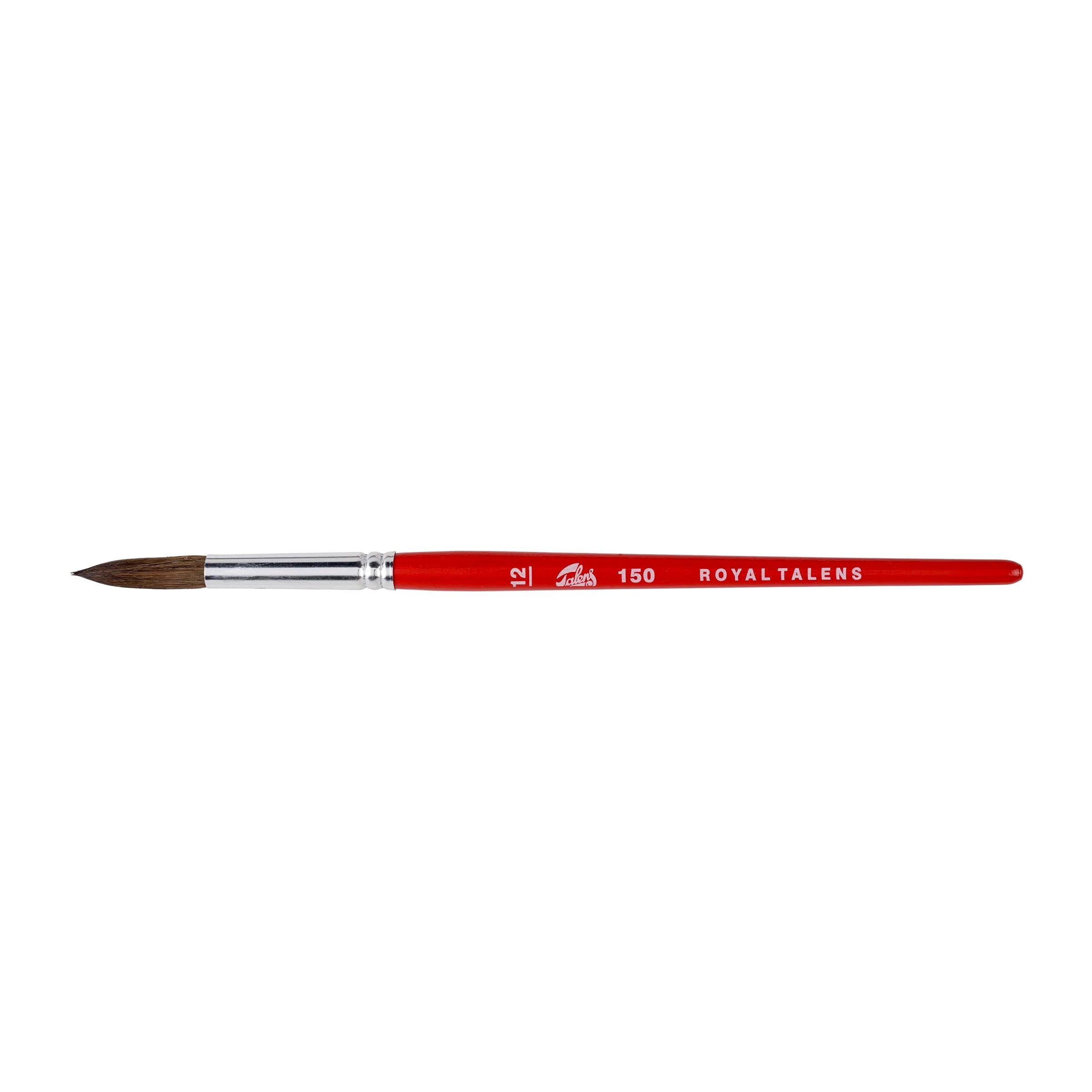 Talens Aquarellpinsel – Grösse 12, Ø 7 mm, 12er-Pack