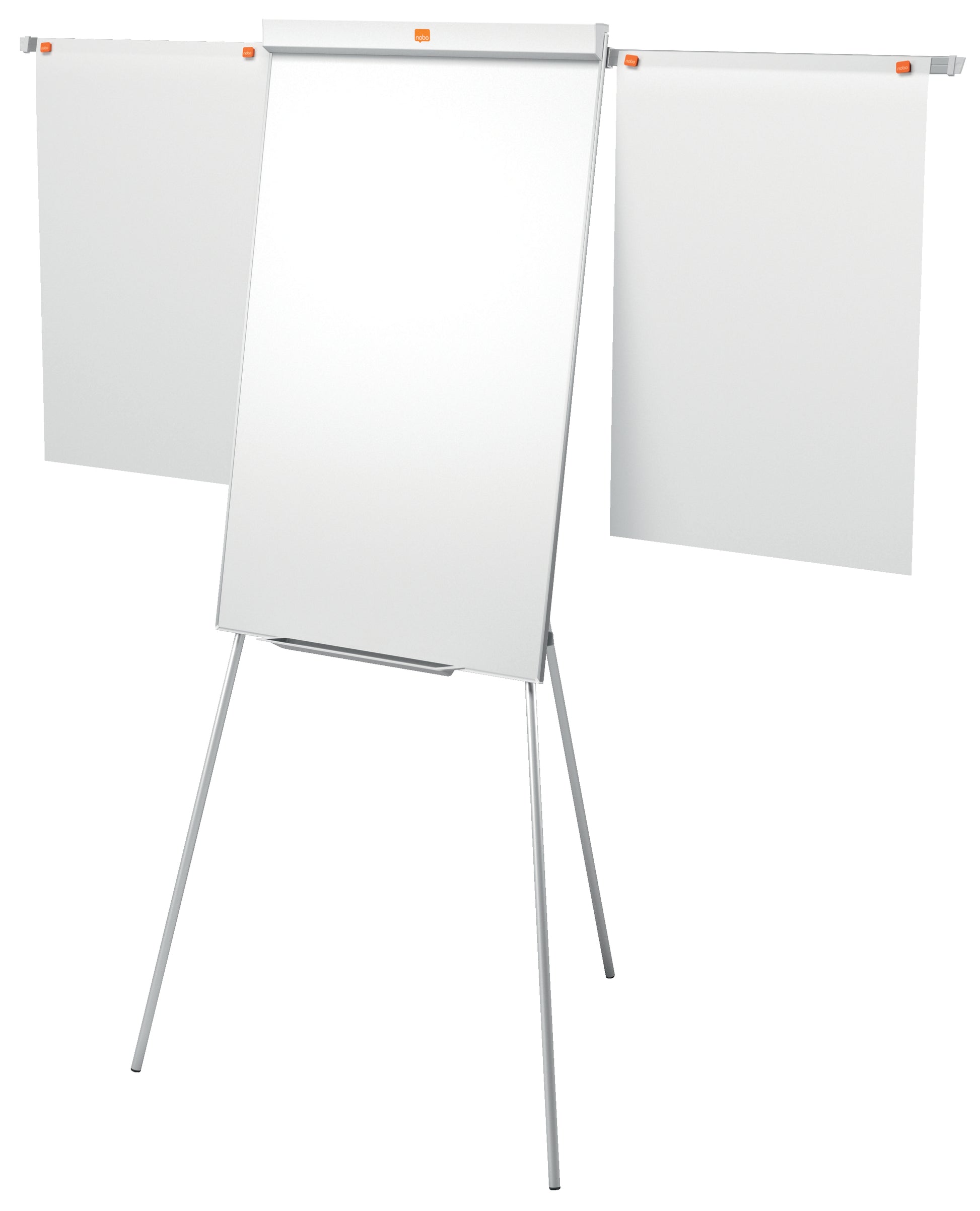 Nobo Impression Pro Flipchart Dreibein, magnetisch – 68,5 × 185 cm, mit 2 Seitenarmen