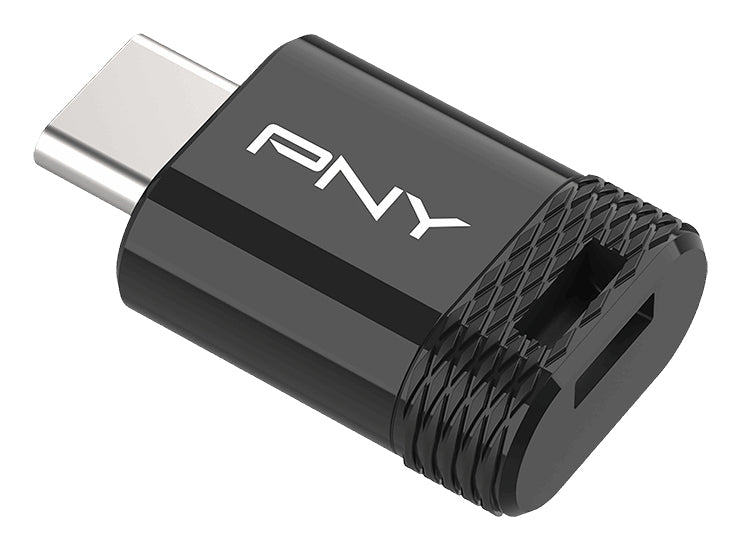 PNY Elite-X Fit USB-Stick 256 GB – USB-C USB 3.2 Gen 1, 200/100 MB/s, Dia, Schwarz