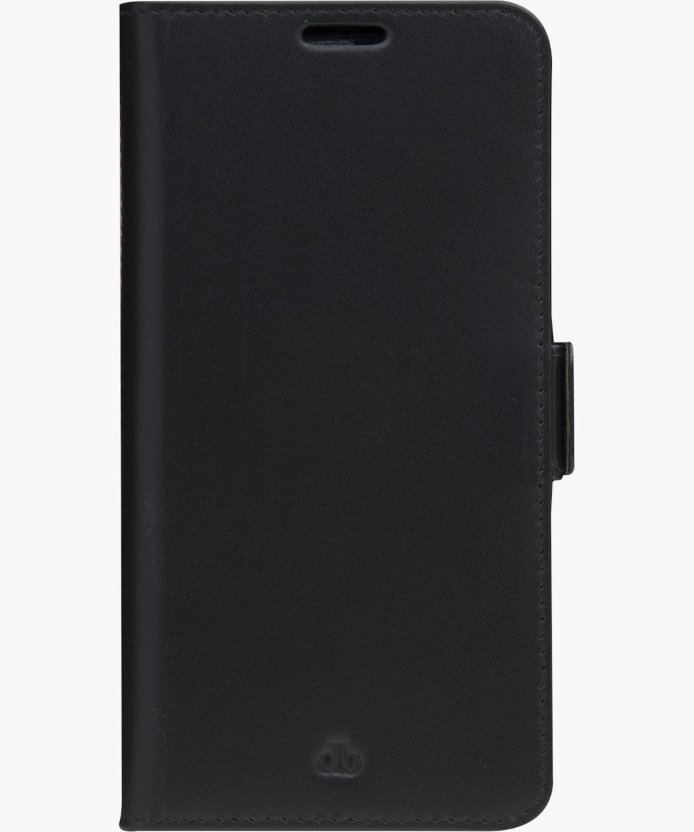 dbramante1928 Booklet-Hülle – für Samsung Galaxy A53 5G – schwarz – Leder – mit Kartenfach, Magnetverschluss