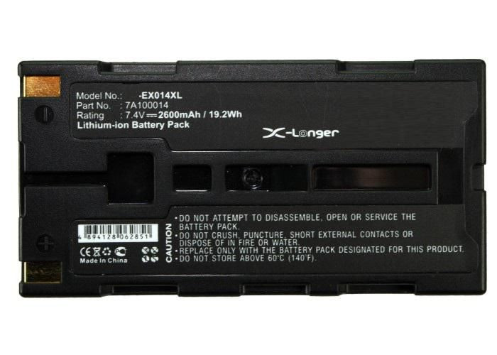 CoreParts Akku 2600 mAh 7,4 V – für Extech Andes 3/APEX 2/Apex 3 und andere, 7A100014