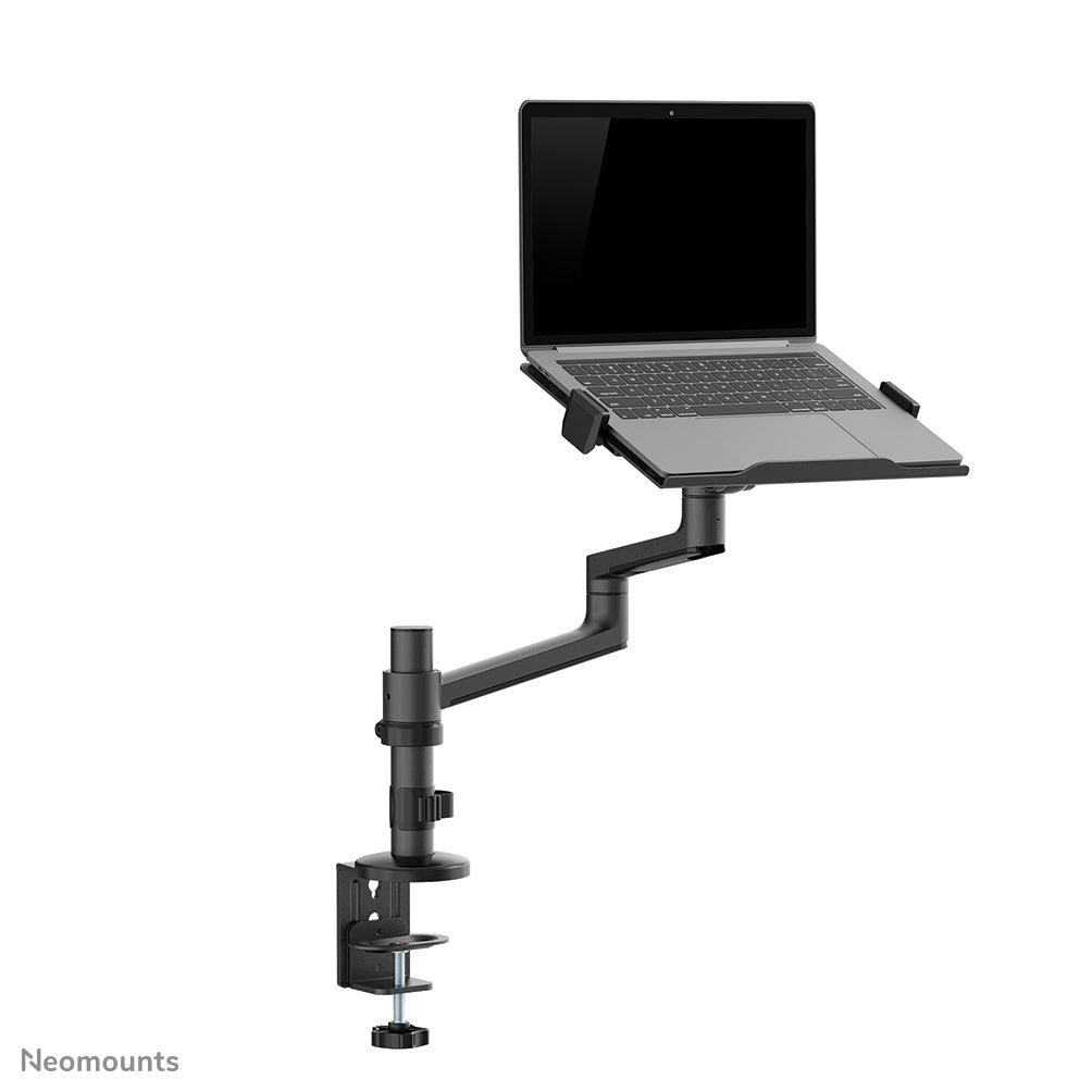 Neomounts Laptop-Arm (Klemme/Durchführung) – für Notebooks bis 17,3" – VESA 100×100, 5 kg – Schwarz