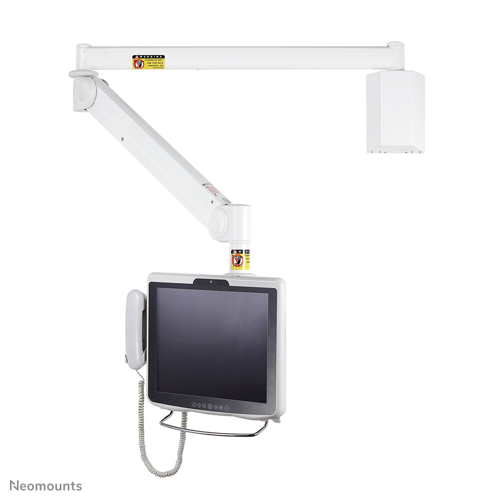 Neomounts FPMA HAW100HC – Monitorhalterung, bis 30", VESA 75 × 75 mm, 12 kg, neigbar, silber