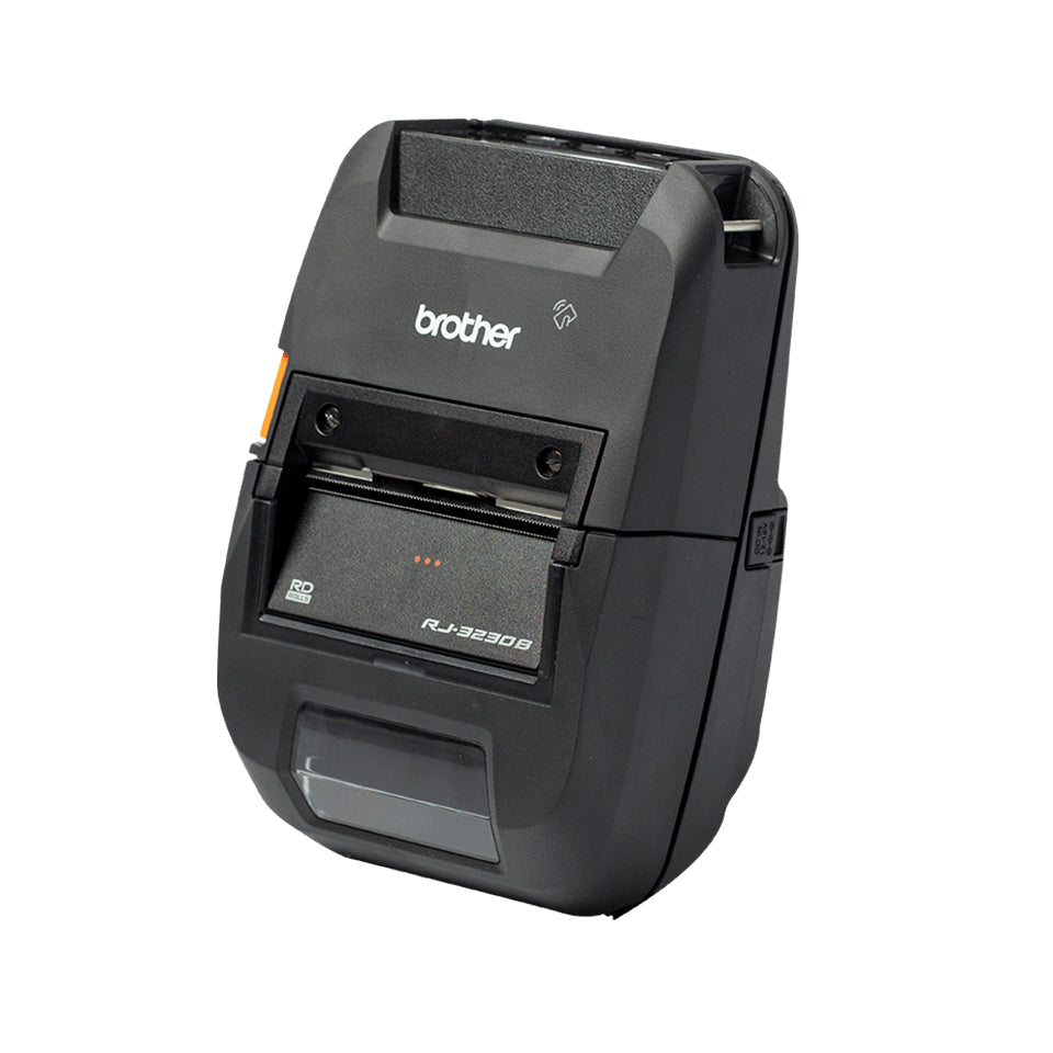 Brother RJ3230BL – Etikettendrucker, Thermodirekt, WLAN, Bluetooth, 203 dpi, 127 mm/s, für Etiketten bis 72 mm