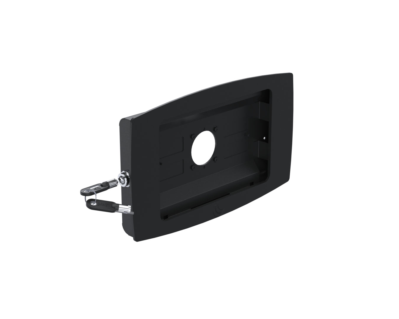 Ergonomic Solutions Tablet-Rahmen – für iPad mini 7,9", Samsung Galaxy Tab A/S – Push-Lock, VESA 40×40 – Weiss