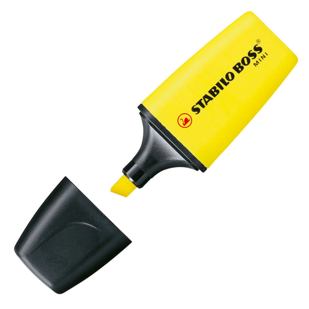STABILO BOSS Textmarker Mini Set 3 Farben – Keilspitze, 2–5 mm