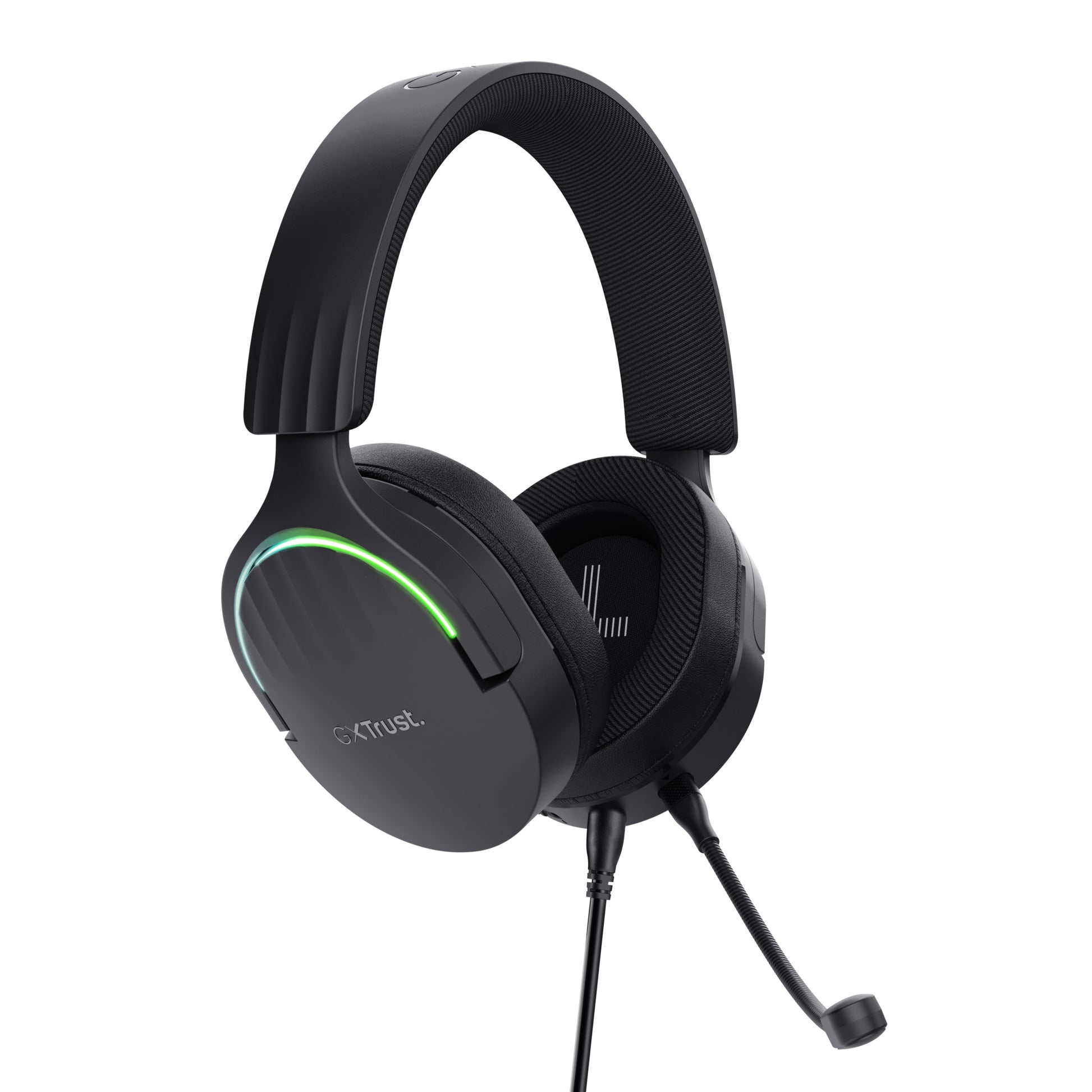 Trust GXT490 FAYZO Gaming-Headset – Over-Ear, Stereo, Kabelgebunden, USB-A, Schwarz