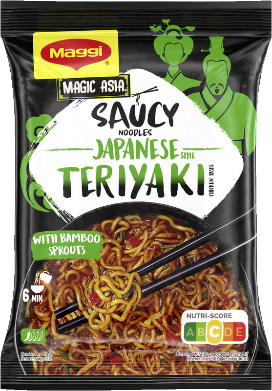 Maggi Magic Asia Gebratene Nudeln Teriyaki Poulet – 128 g